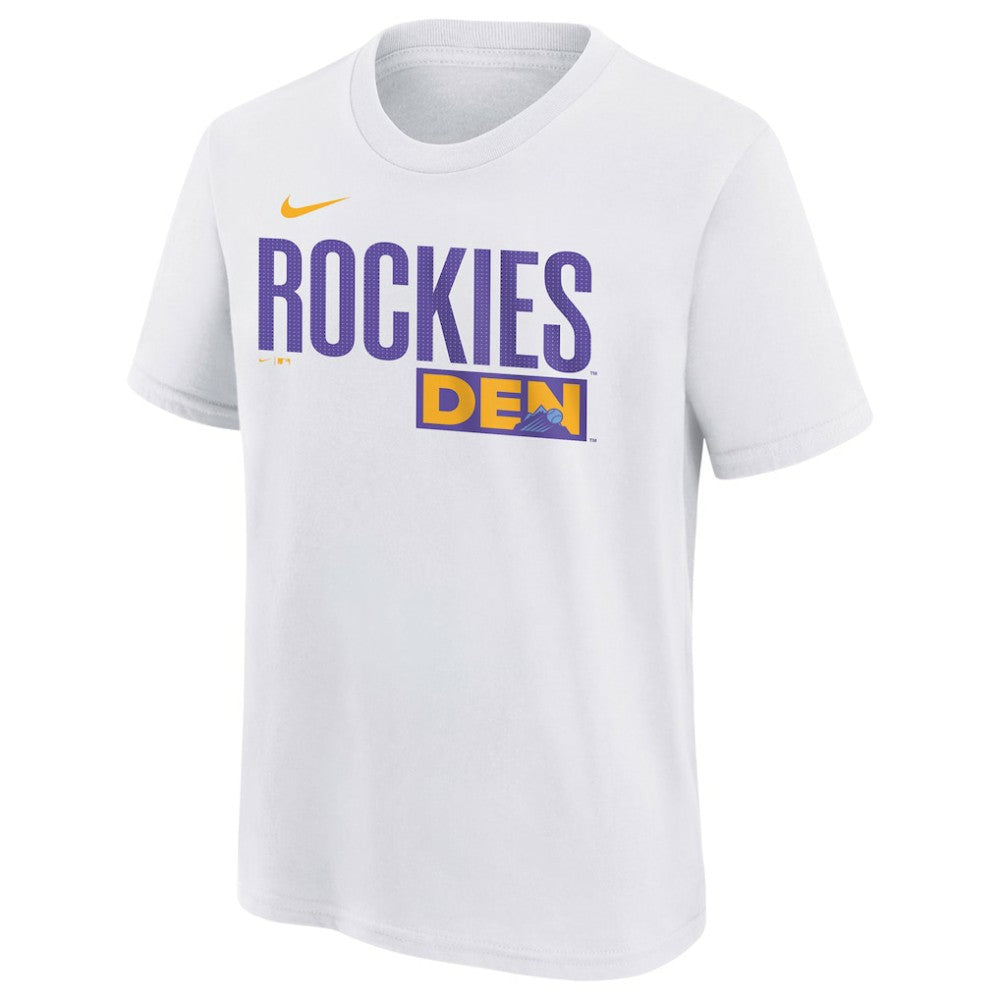 Colorado Rockies Nike Youth 2025 City Connect Wordmark T-Shirt Sale