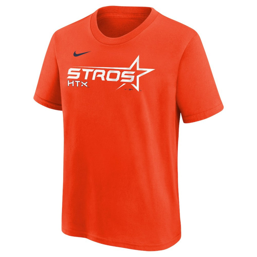 Houston Astros Nike Youth 2025 City Connect Wordmark T-Shirt Outlet