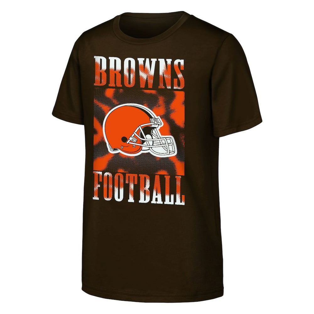 Cleveland Browns Youth Garage Hero T-Shirt - Brown - NFL