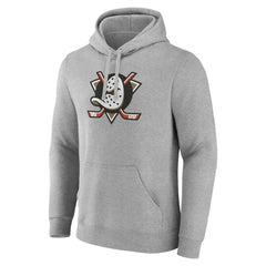 Anaheim Ducks Primary Logo Pullover Sweatshirt - Gray | NHL sale
