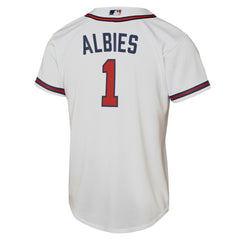 Ozzie Albies Atlanta Braves Nike Youth Home Replica Player Jersey for sale