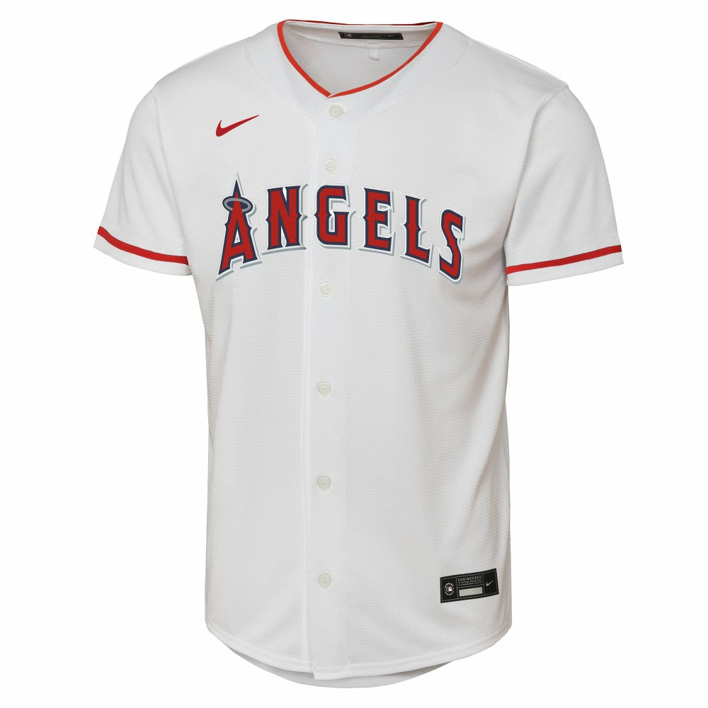 Mike Trout Los Angeles Angels Nike Youth Home Replica Player Jersey Near Me