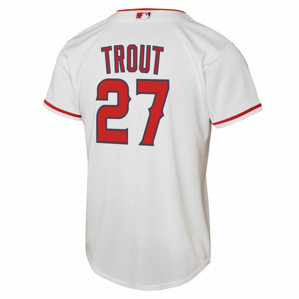 Mike Trout Los Angeles Angels Nike Youth Home Replica Player Jersey Near Me
