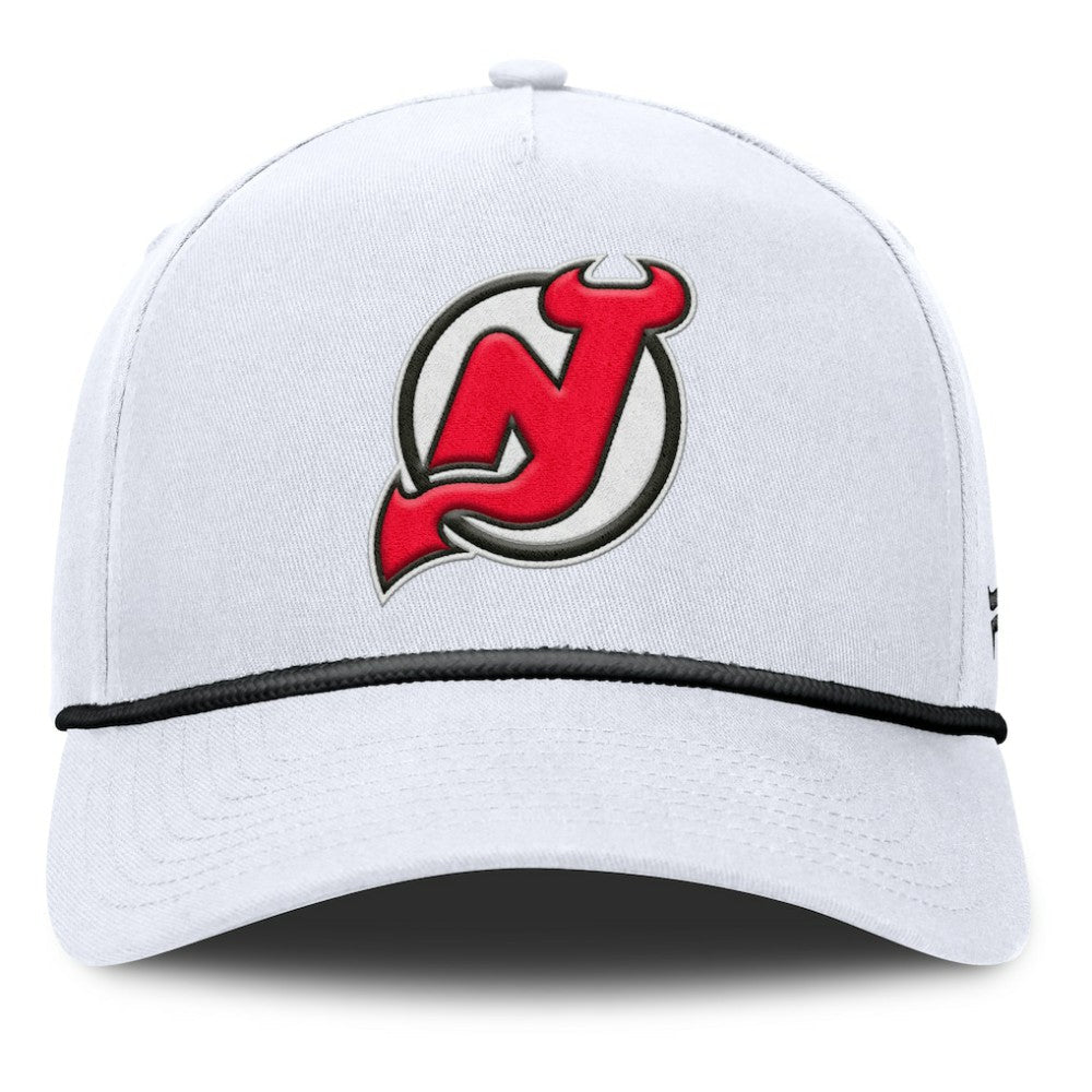 New Jersey Devils Fanatics Rope A-Frame Adjustable Hat - White | Fanatics discount