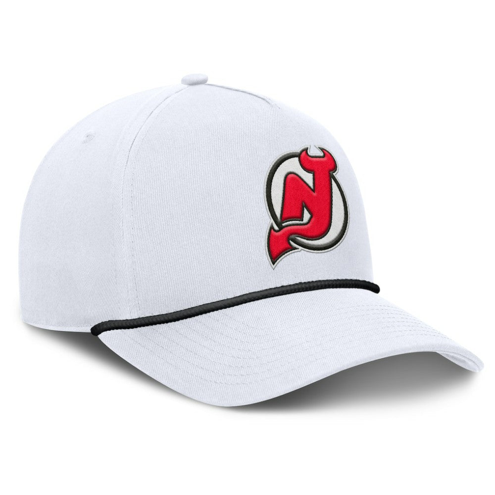 New Jersey Devils Fanatics Rope A-Frame Adjustable Hat - White | Fanatics discount