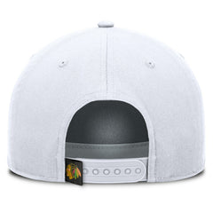 Chicago Blackhawks Fanatics Rope A-Frame Adjustable Hat - White | Fanatics online