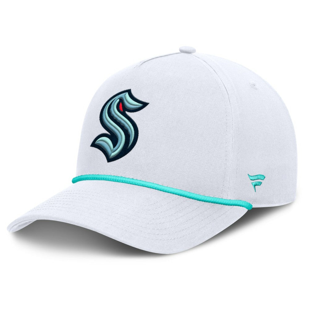 Seattle Kraken Fanatics Rope A-Frame Adjustable Hat - White | Fanatics discount
