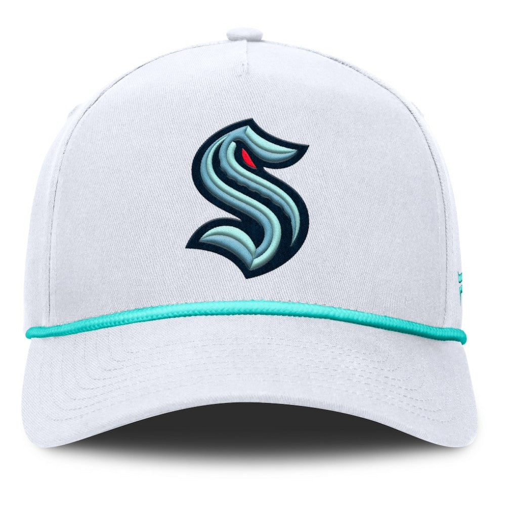 Seattle Kraken Fanatics Rope A-Frame Adjustable Hat - White | Fanatics discount