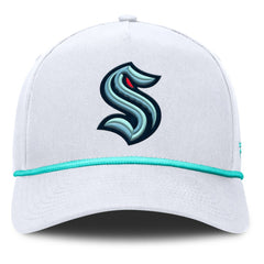 Seattle Kraken Fanatics Rope A-Frame Adjustable Hat - White | Fanatics discount