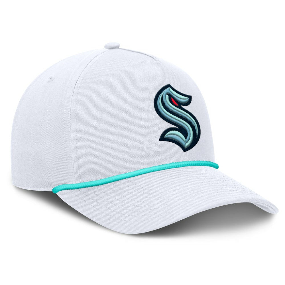 Seattle Kraken Fanatics Rope A-Frame Adjustable Hat - White | Fanatics discount