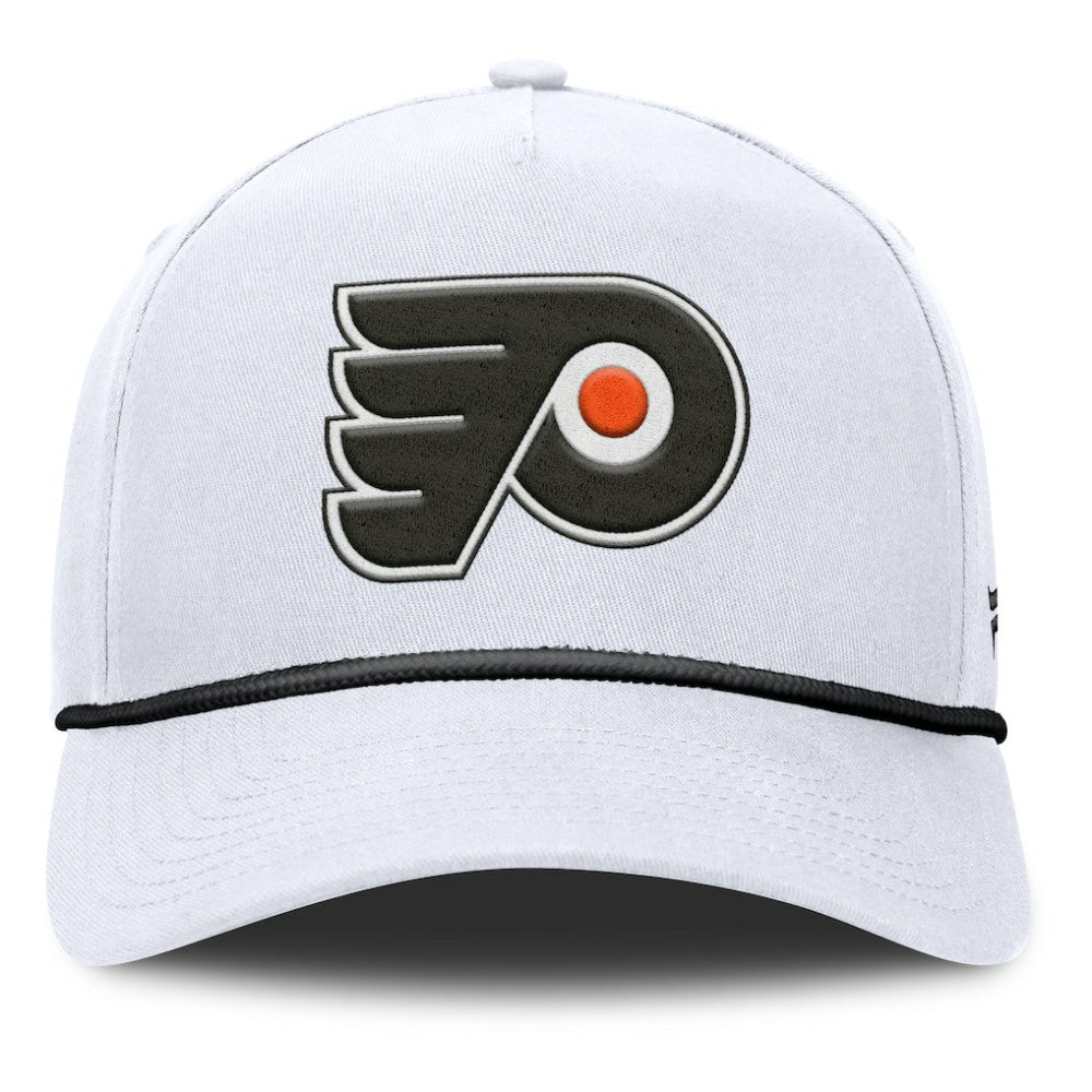 Philadelphia Flyers Fanatics Rope A-Frame Adjustable Hat - White | Fanatics Lifestyle