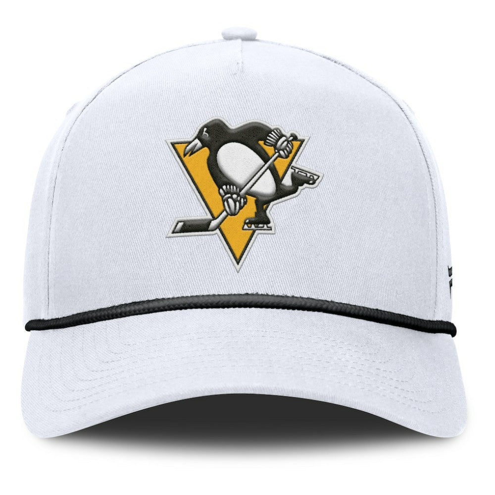 Pittsburgh Penguins Fanatics Rope A-Frame Adjustable Hat - White | Fanatics discount