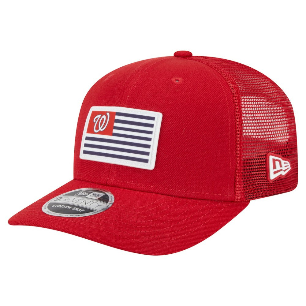 Washington Nationals New Era Flag 9SEVENTY Stretch-Snap Hat Discount