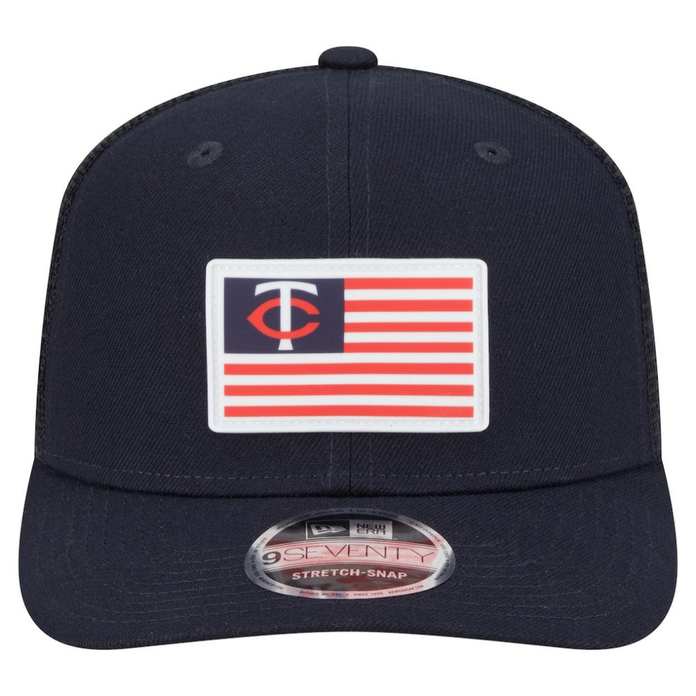 Minnesota Twins New Era Flag 9SEVENTY Stretch-Snap Hat Discount
