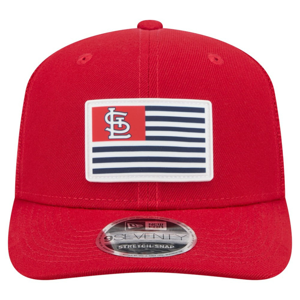 St. Louis Cardinals New Era Flag 9SEVENTY Stretch-Snap Hat for sale