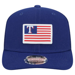Texas Rangers New Era Flag 9SEVENTY Stretch-Snap Hat Near Me