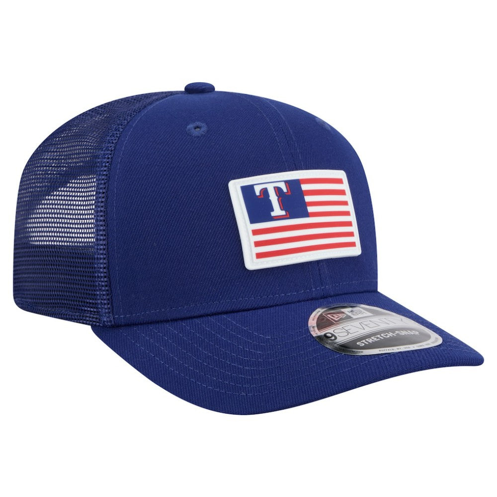 Texas Rangers New Era Flag 9SEVENTY Stretch-Snap Hat Near Me