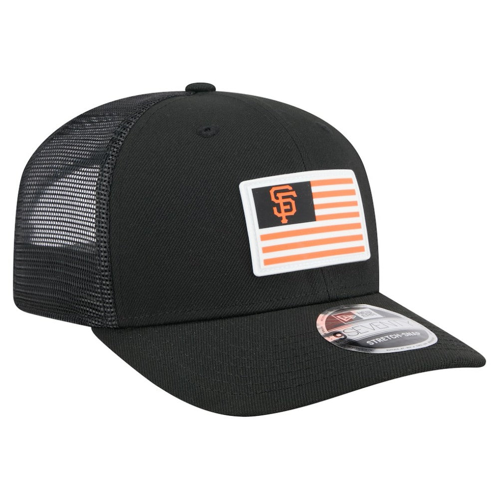 San Francisco Giants New Era Flag 9SEVENTY Stretch-Snap Hat Discount