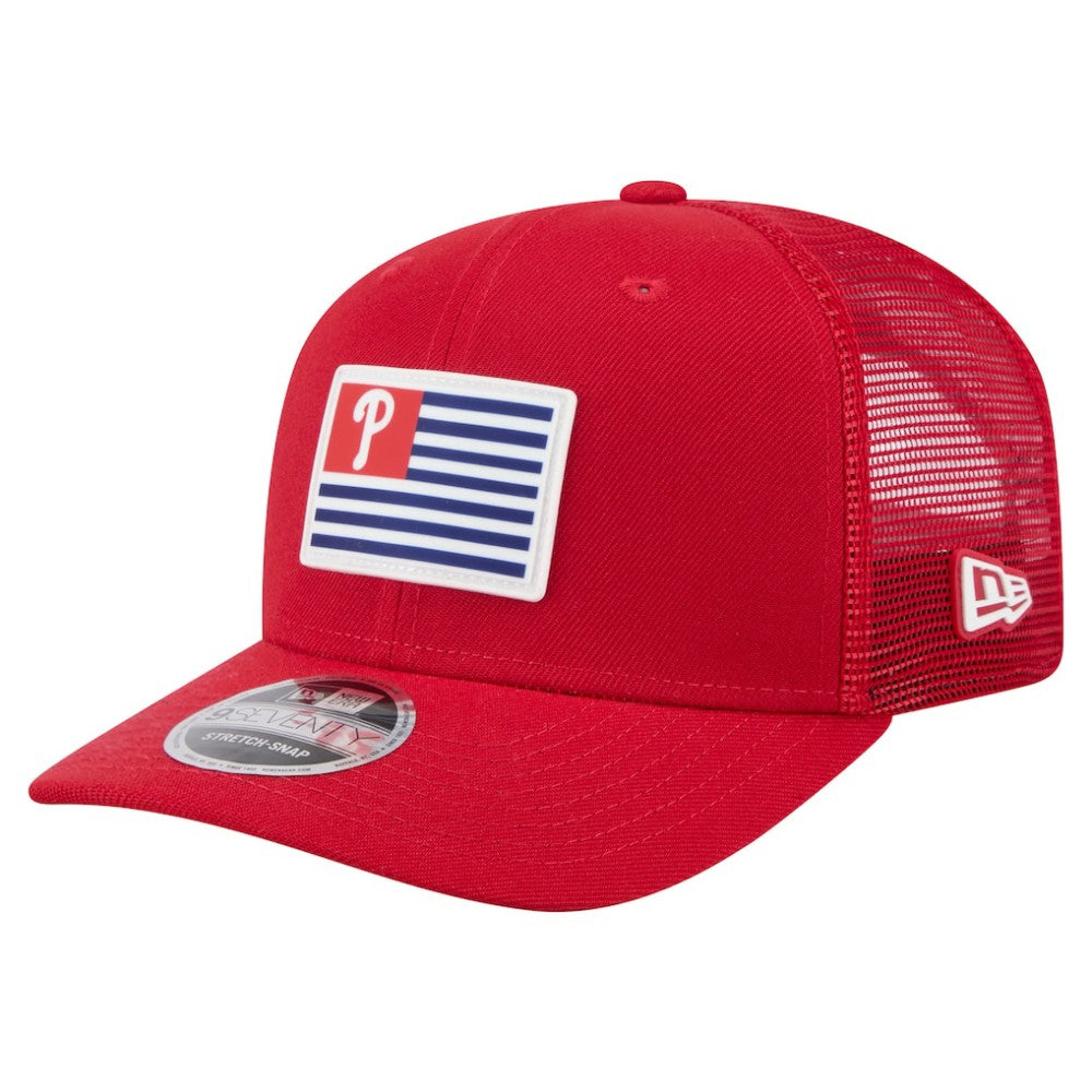 Philadelphia Phillies New Era Flag 9SEVENTY Stretch-Snap Hat Outlet