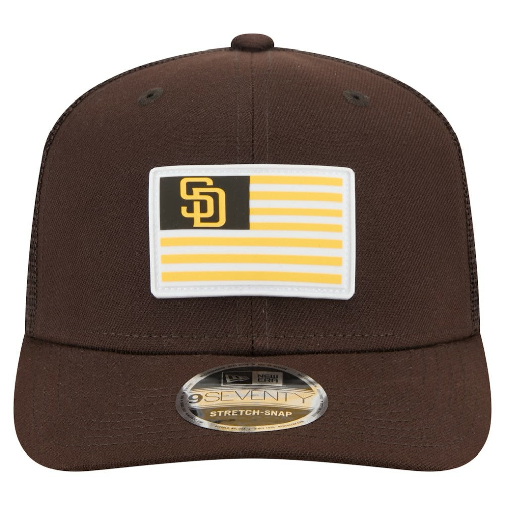 San Diego Padres New Era Flag 9SEVENTY Stretch-Snap Hat Sale
