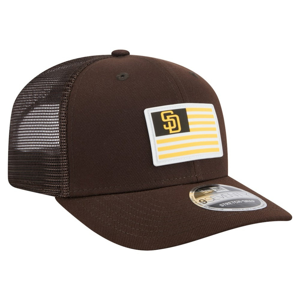 San Diego Padres New Era Flag 9SEVENTY Stretch-Snap Hat Sale