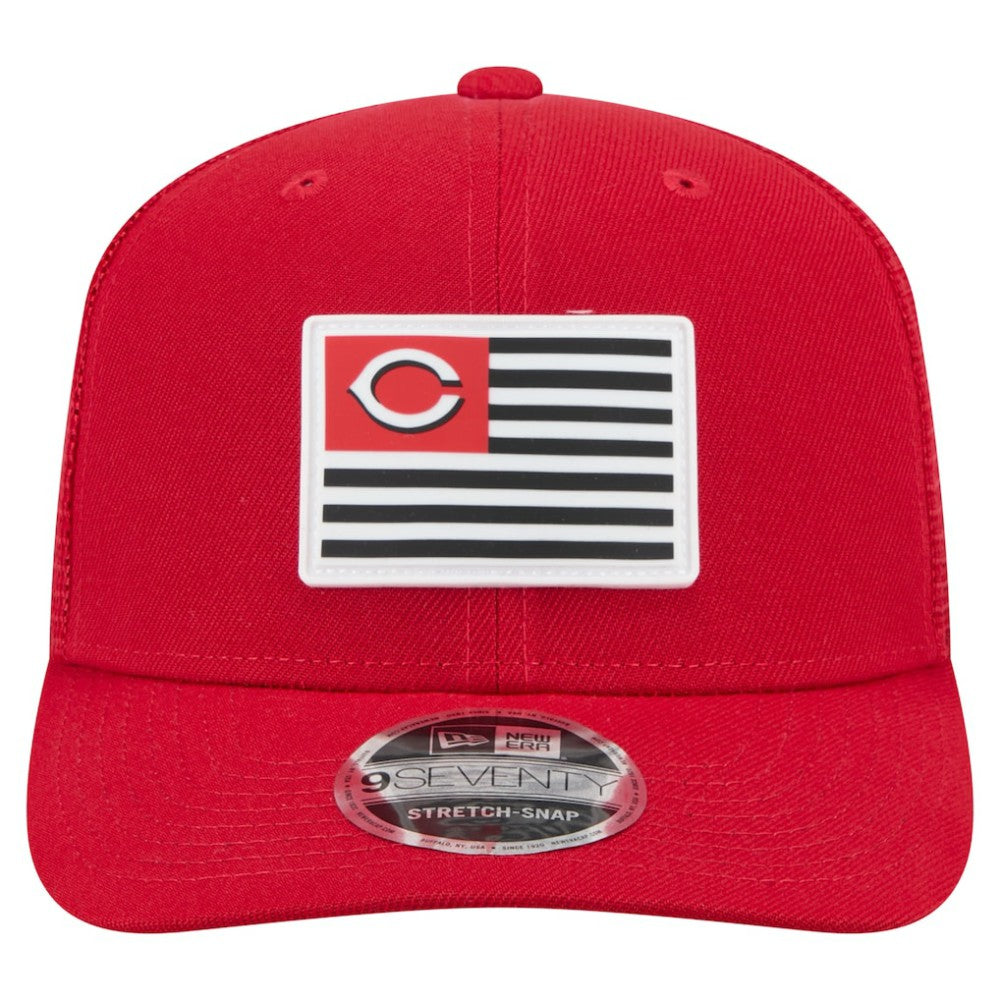 Cincinnati Reds New Era Flag 9SEVENTY Stretch-Snap Hat Sale