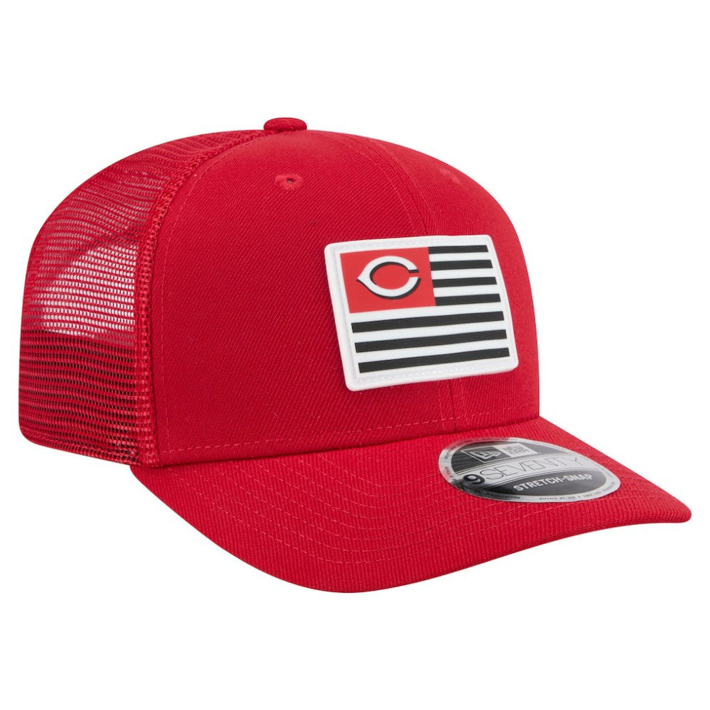 Cincinnati Reds New Era Flag 9SEVENTY Stretch-Snap Hat Sale