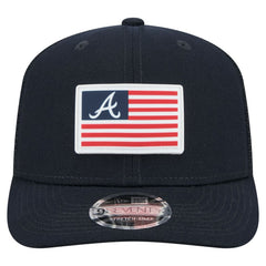 Atlanta Braves New Era Flag 9SEVENTY Stretch-Snap Hat Online