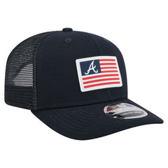 Atlanta Braves New Era Flag 9SEVENTY Stretch-Snap Hat Online