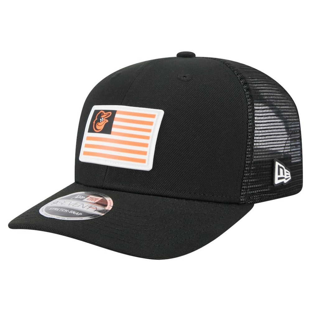 Baltimore Orioles New Era Flag 9SEVENTY Stretch-Snap Hat Discount