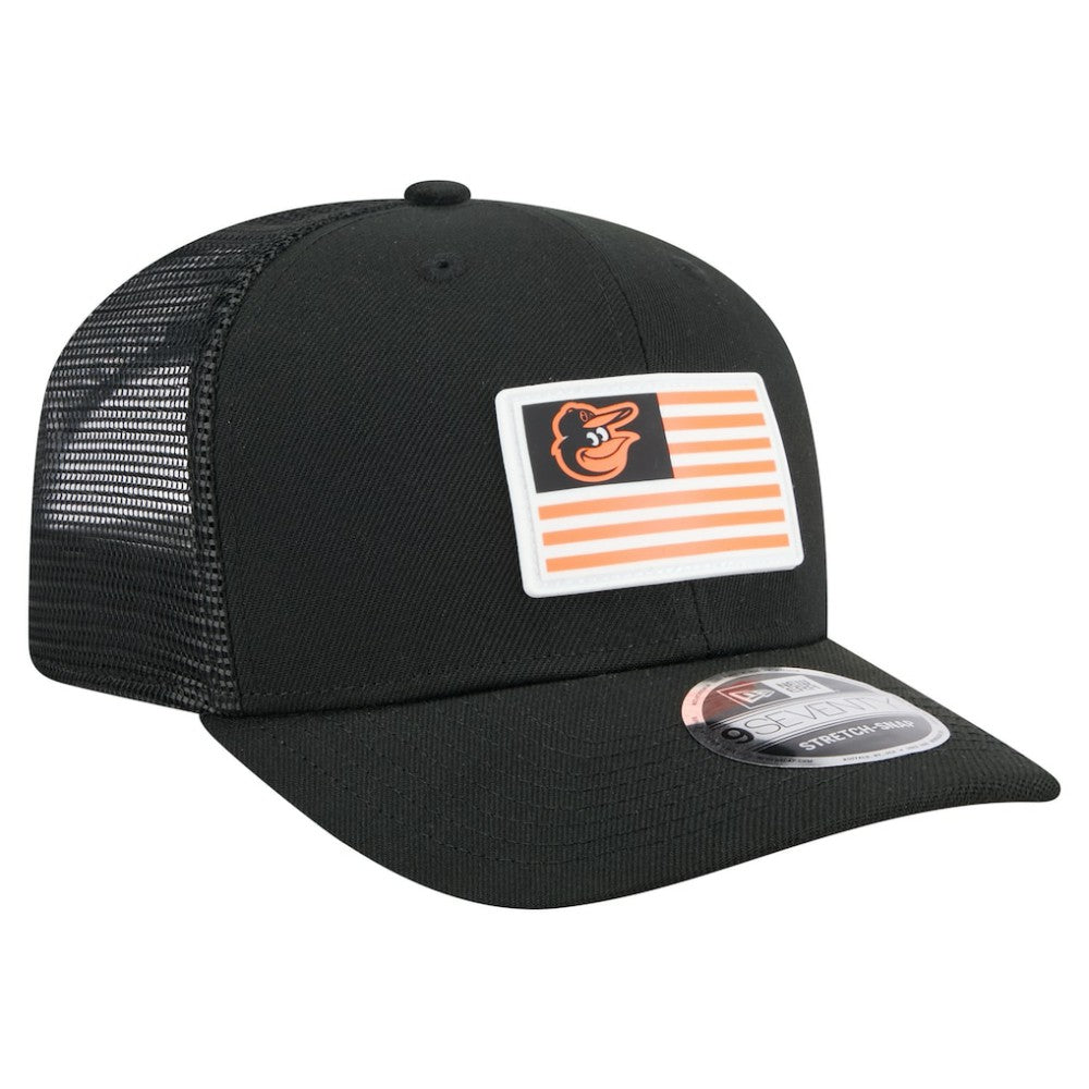 Baltimore Orioles New Era Flag 9SEVENTY Stretch-Snap Hat Discount