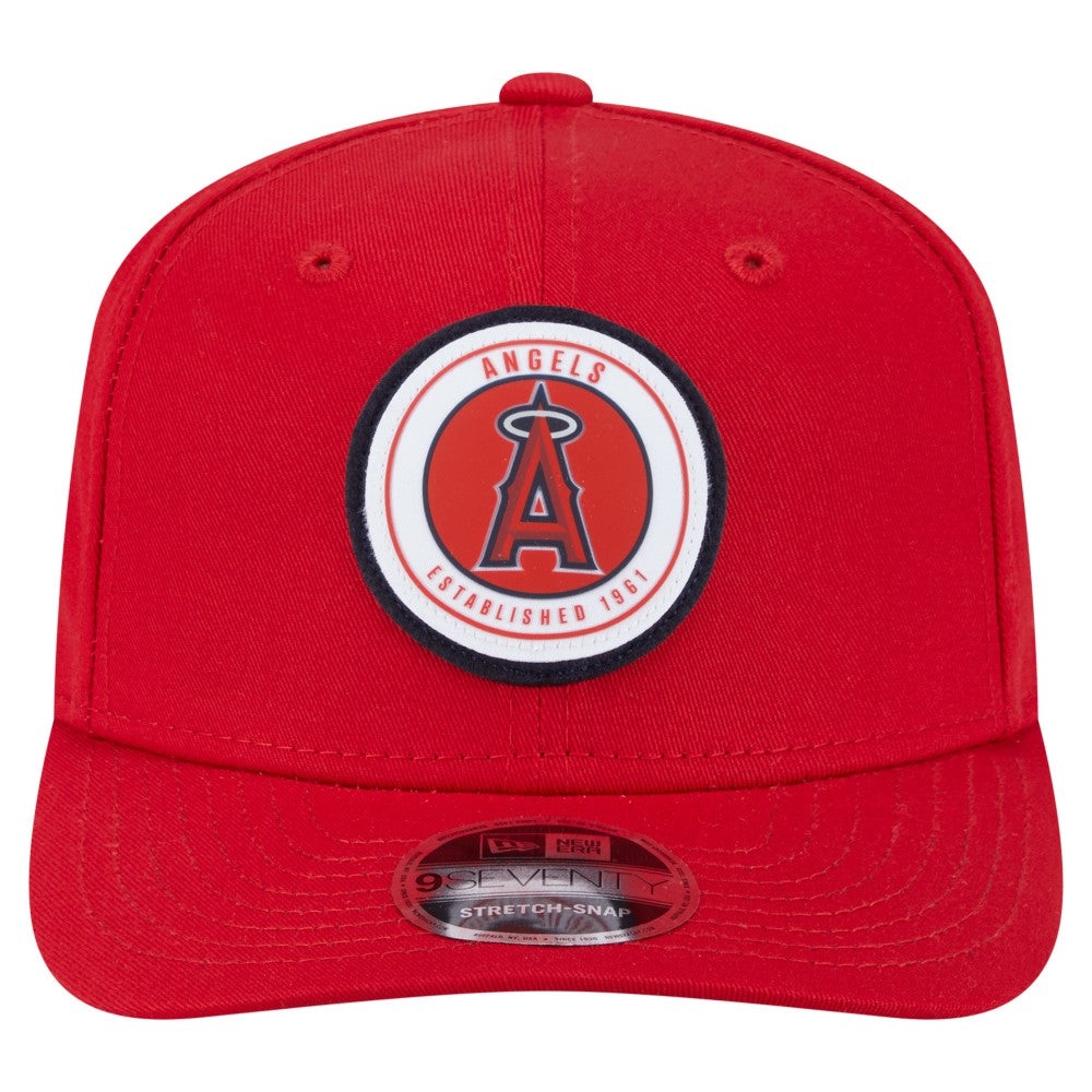 Los Angeles Angels New Era Circle Patch 9SEVENTY Stretch-Snap Hat Near Me