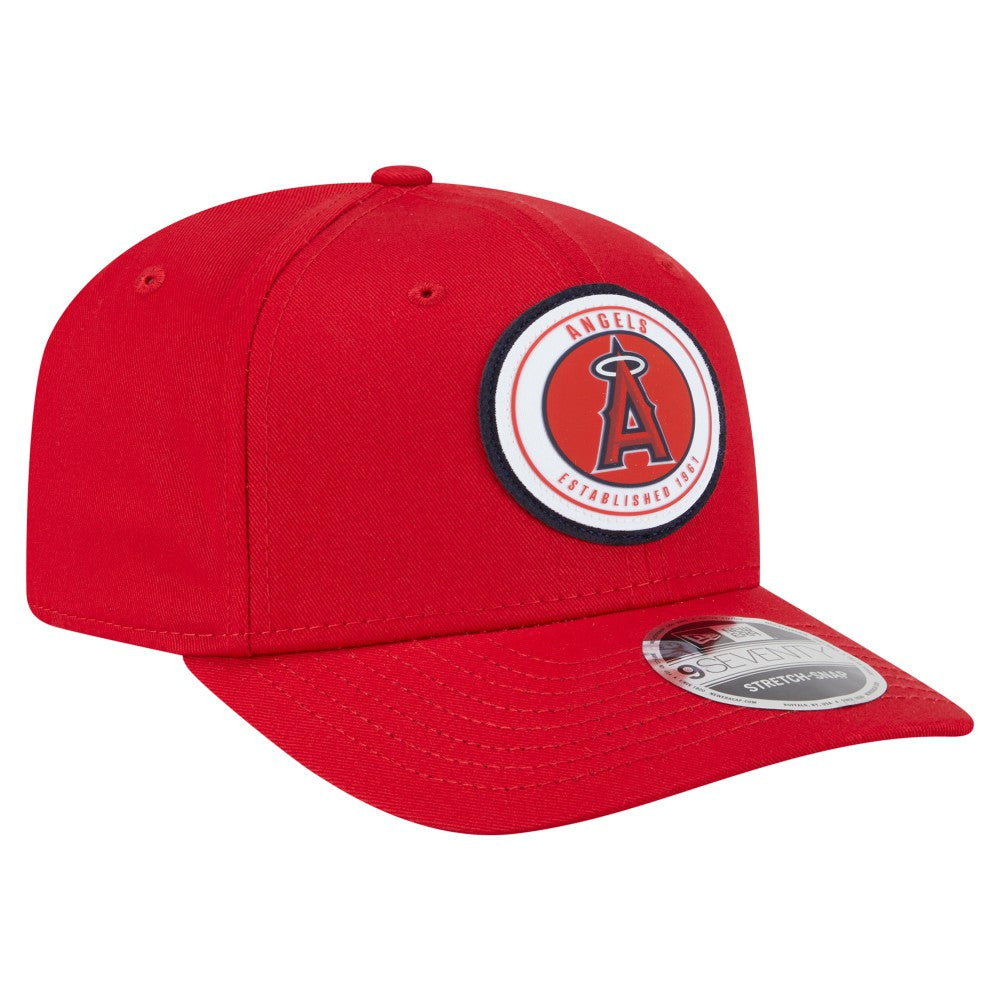 Los Angeles Angels New Era Circle Patch 9SEVENTY Stretch-Snap Hat Near Me