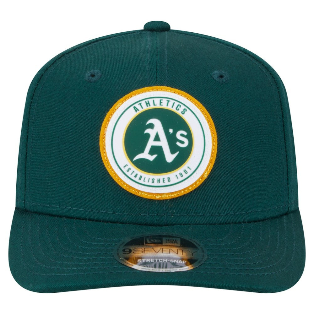 Athletics New Era Circle Patch 9SEVENTY Stretch-Snap Hat Online