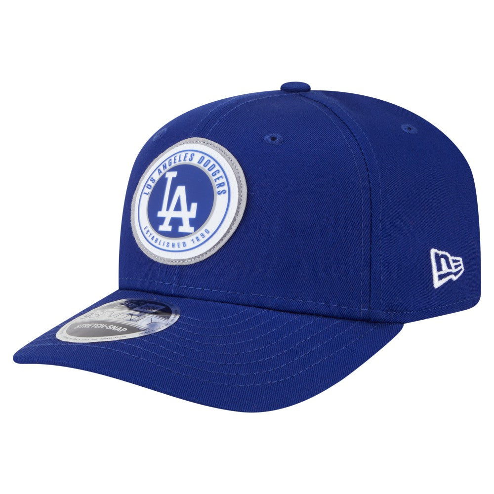 Los Angeles Dodgers New Era Circle Patch 9SEVENTY Stretch-Snap Hat Online