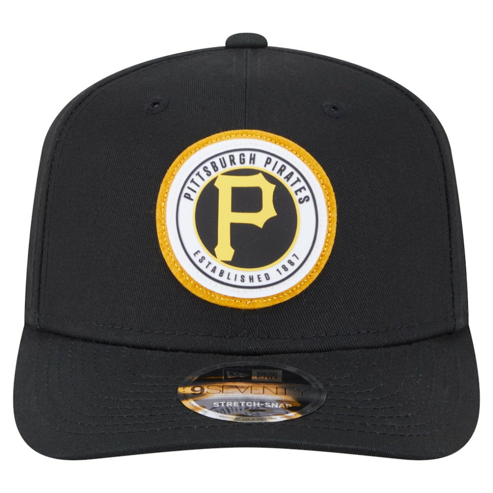 Pittsburgh Pirates New Era Circle Patch 9SEVENTY Stretch-Snap Hat Outlet