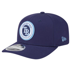 Tampa Bay Rays New Era Circle Patch 9SEVENTY Stretch-Snap Hat for sale