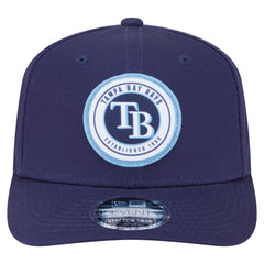 Tampa Bay Rays New Era Circle Patch 9SEVENTY Stretch-Snap Hat for sale