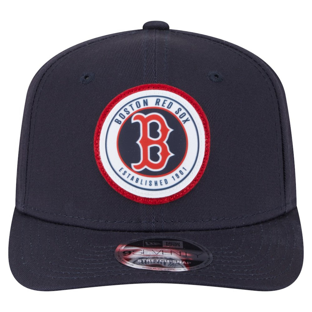 Boston Red Sox New Era Circle Patch 9SEVENTY Stretch-Snap Hat Online