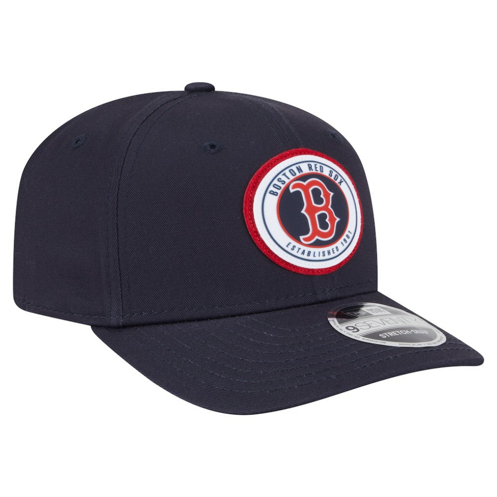 Boston Red Sox New Era Circle Patch 9SEVENTY Stretch-Snap Hat Online