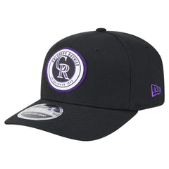 Colorado Rockies New Era Circle Patch 9SEVENTY Stretch-Snap Hat Outlet