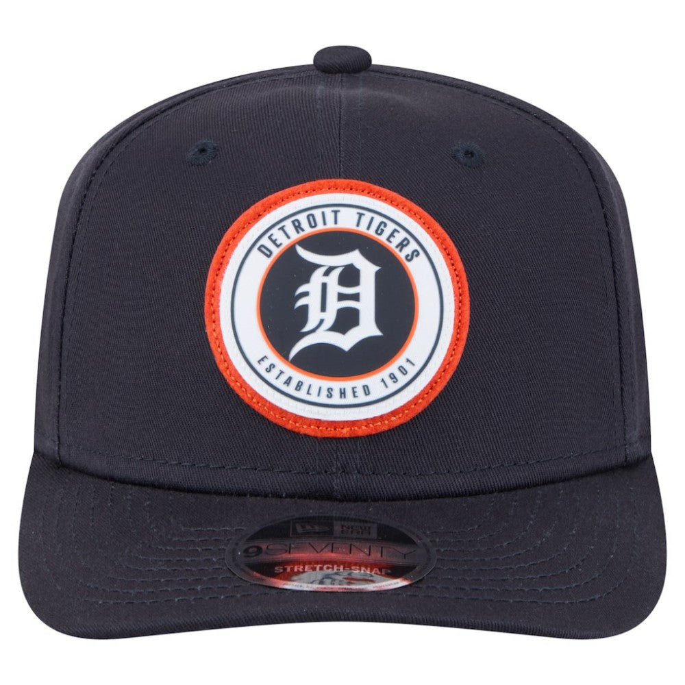 Detroit Tigers New Era Circle Patch 9SEVENTY Stretch-Snap Hat for sale