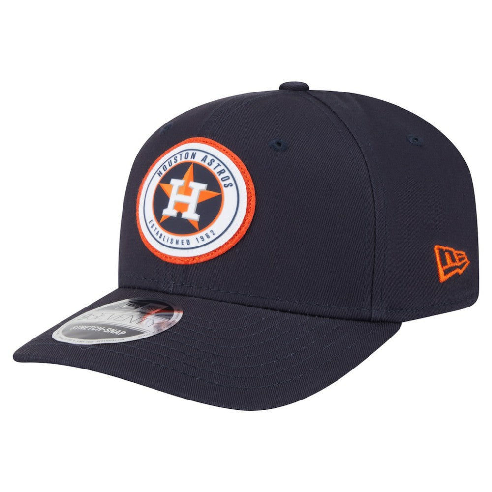 Houston Astros New Era Circle Patch 9SEVENTY Stretch-Snap Hat for sale
