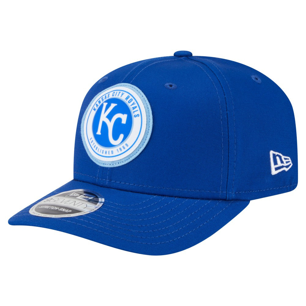 Kansas City Royals New Era Circle Patch 9SEVENTY Stretch-Snap Hat Online