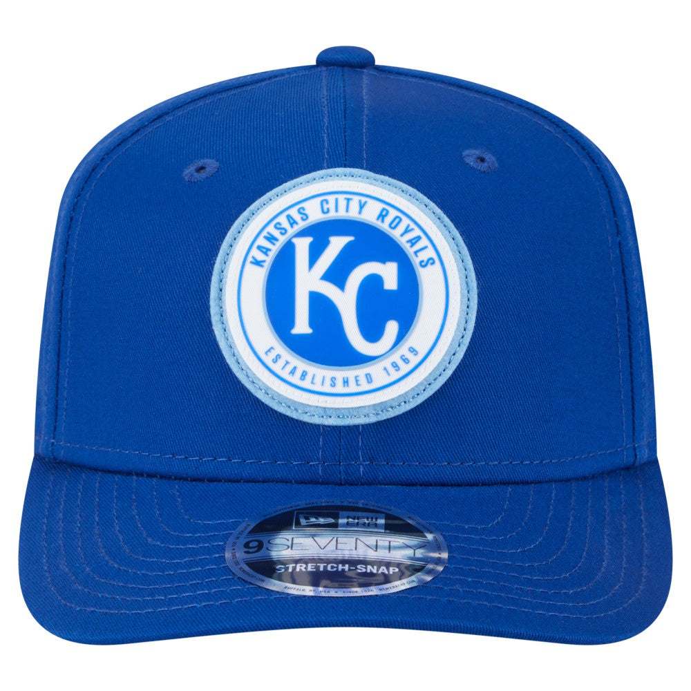 Kansas City Royals New Era Circle Patch 9SEVENTY Stretch-Snap Hat Online
