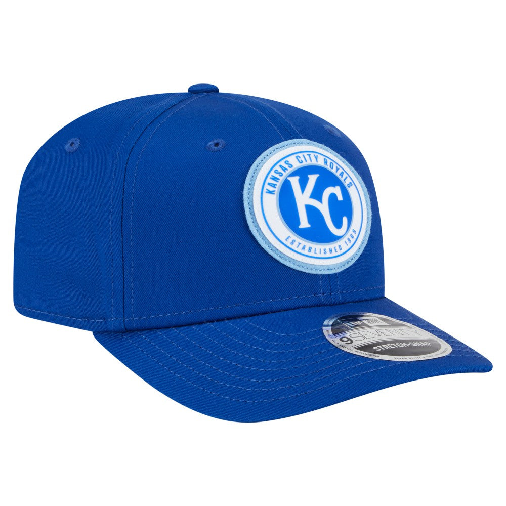 Kansas City Royals New Era Circle Patch 9SEVENTY Stretch-Snap Hat Online