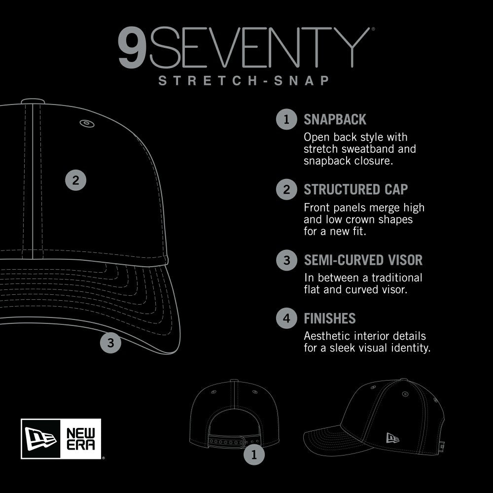 Kansas City Royals New Era Circle Patch 9SEVENTY Stretch-Snap Hat Online
