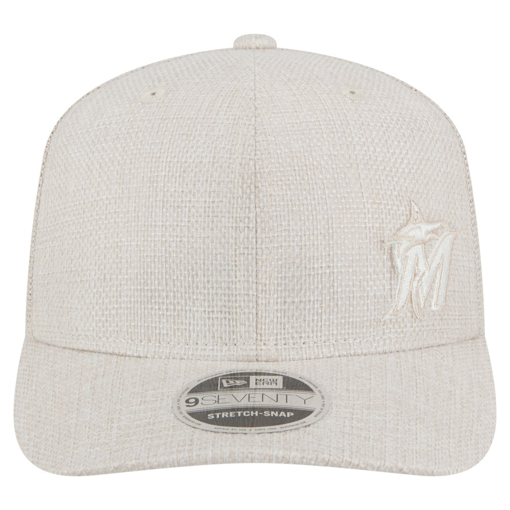 Miami Marlins New Era Flawless 9SEVENTY Stretch-Snap Hat Online