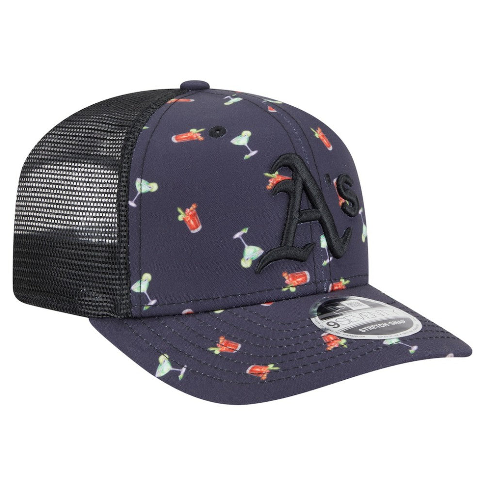 Athletics New Era Adventure Drinks Pattern 9SEVENTY Stretch-Snap Hat Discount