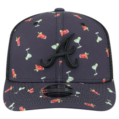 Atlanta Braves New Era Adventure Drinks Pattern 9SEVENTY Stretch-Snap Hat Online